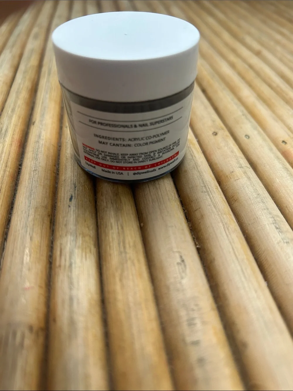 Dipwell Color Powder Acrylic Dip - Grey